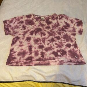 PINK ribbed crop top